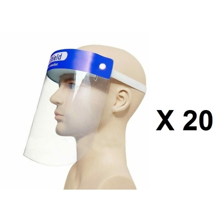 Maschera visiera antigoccia Anti-appannamento Anti-polvere Visiera protezione testa bocca naso covid-19