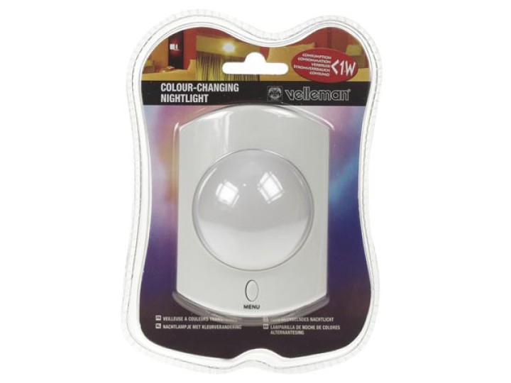 1w 220v pilota di colore chiaro di transizione lampada di illuminazione zlnll di sicurezza per bambini velleman - 2