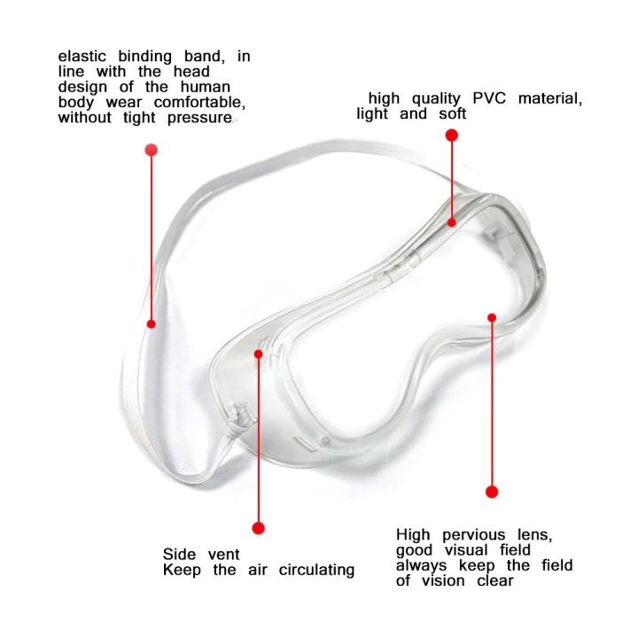 Goggles Anti-spitting splash wind-proof dust-proof protective glasses Fully closed type