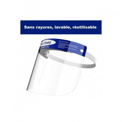 Masque visiere anti-gouttelettes Anti-buée Anti-poussière écran facial protection tete bouche nez covid-19