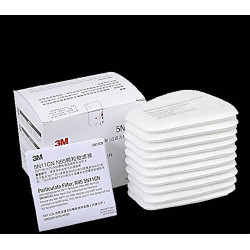 20 cotton filter 3M 5N11 Double gas breathing mask 6200 6800 7502 5N11cn gb 2626-2006 kn95 gb 2690-2009 P1 sg8100 3m - 1