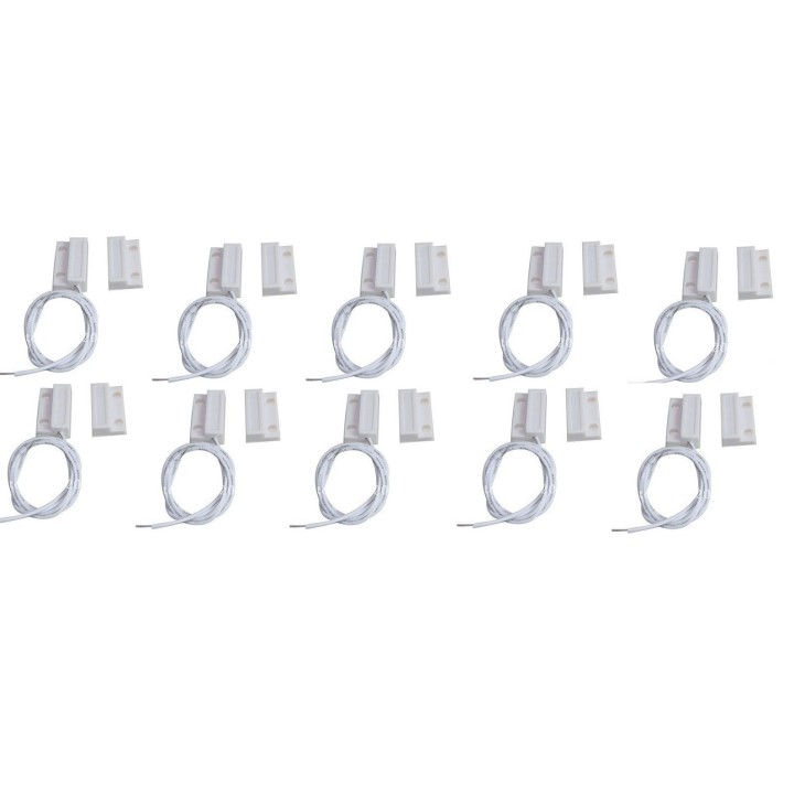 10 Kontakt nf vorstehende 23mm weiß magnetkontakt öffnet 114ms-sensor für alarm jr international - 2