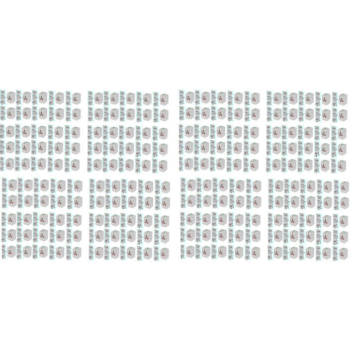 200 X Adattatore presa elettrica viaggio 150 paesi europa america usa gran bretagna uk australia jr international - 1