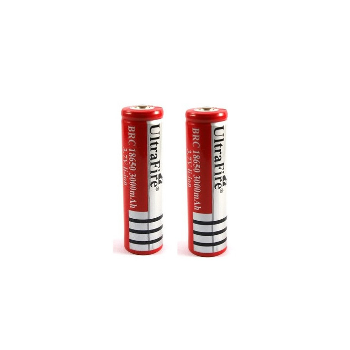 1 batería ultrafire 3.7v 3000mah 18650 recargable de li-ion 3a linterna tled3wz ultrafire - 1