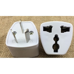 2 Travel power adapter with earth to go in china and australia new zealand jr international - 2