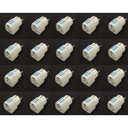 20 Travel adapter electric european plug to english plug adapter 1a 250vac adapter electric adapter electric