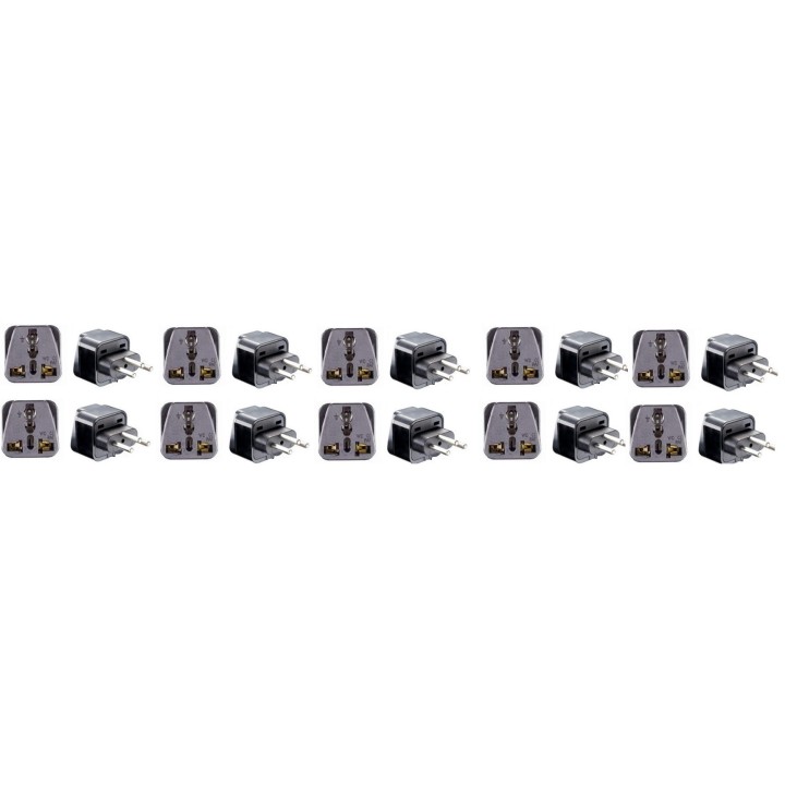 10 Swiss adapter plug socket with earth to go to liechtenstein jordan Madagascar Rwanda jr international - 2