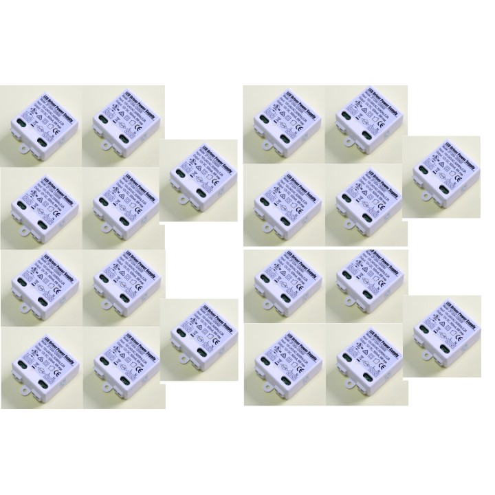 20 x 12v DC 220V 0.5A 6W illuminazione a LED trasformatore 230v 240v 500ma jr international - 1