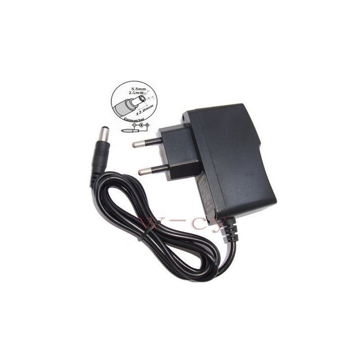 500 Adattatore di alimentazione 110v 220v 12v 1a a 5.5x potenza 2,1 millimetri jack di alimentazione con convertitore jr interna