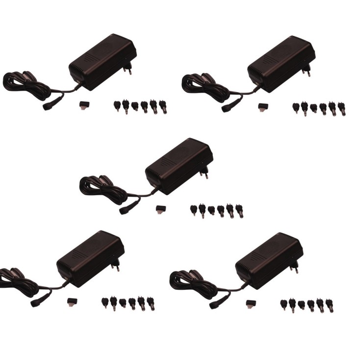 5 X ²Alimentacion electrica 220vca 12vcc 1.5a alimentaciones electricas adaptadores alimentacion alimentaciones electricas jr in