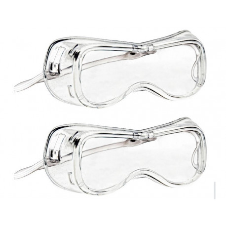 2 Schutzbrille Anti-Spitting Splash winddichte staubdichte Schutzbrille  Voll geschlossen Typ Kann mit Myopie-Brille - Eclats Antivols