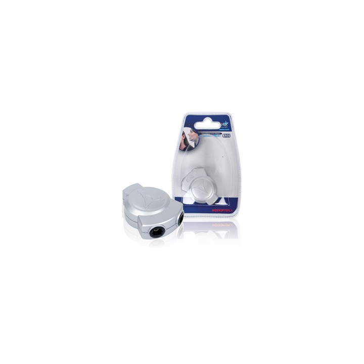 Divisor optico de plata hq toslinkhembra repartidor optico silver hq nedis hqssoptspl1 jr  international - 1