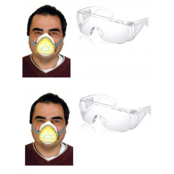 2 Maschera respiratoria di protezione ad altissimo livello di filtrazione np22 jr international - 22