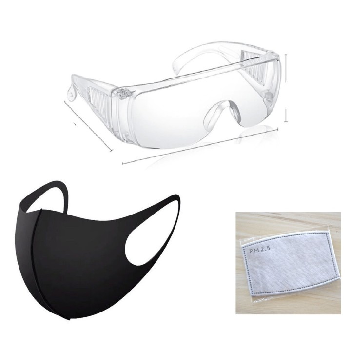 Masque respiratoire lavable reutilisable livre sans filtre 5 couches mrlavf anti poussiere pollution