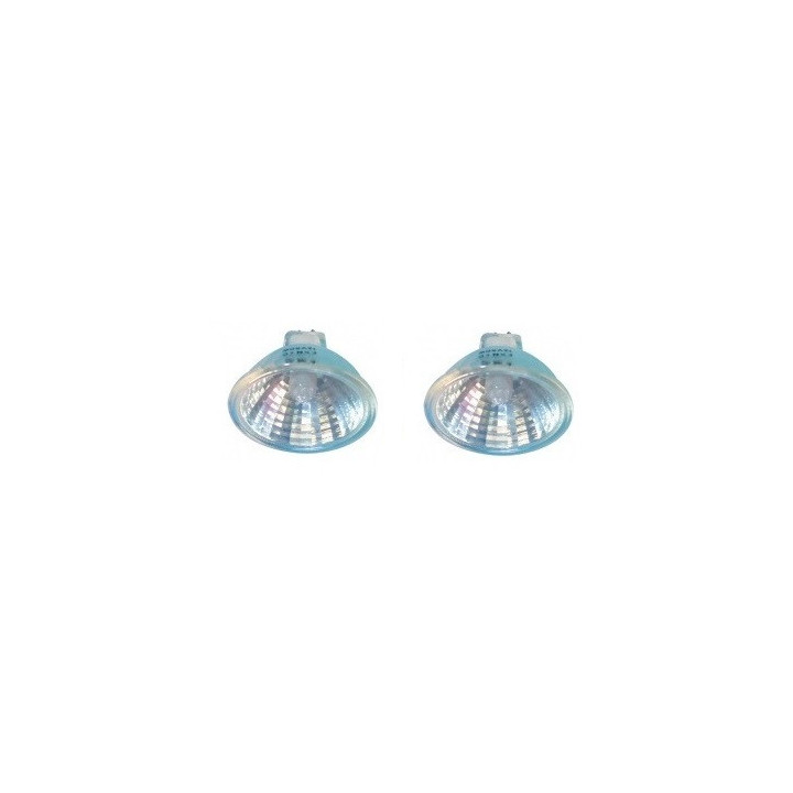 2 Bombilla electrica alumbrado dicroica 12v 50w con cristal bombillas electricas resistente a la humedad bombillas hq - 2