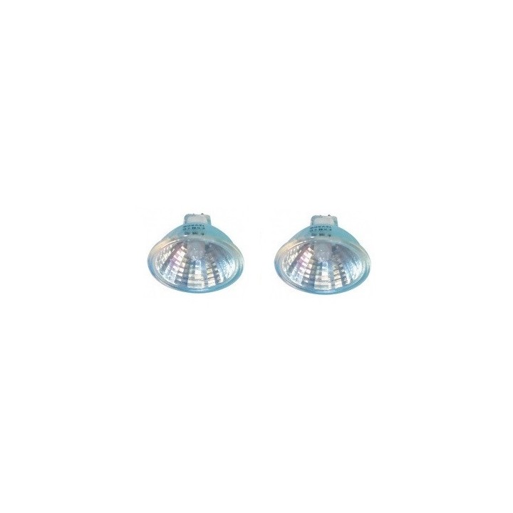2 Lampadina dicroica 12v 50w con vetro accessori illuminazione complementi luce hq - 2