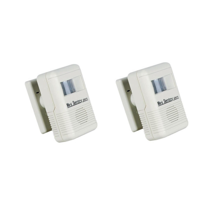 2 Portable doorbell alarm with pir detector jr international - 2
