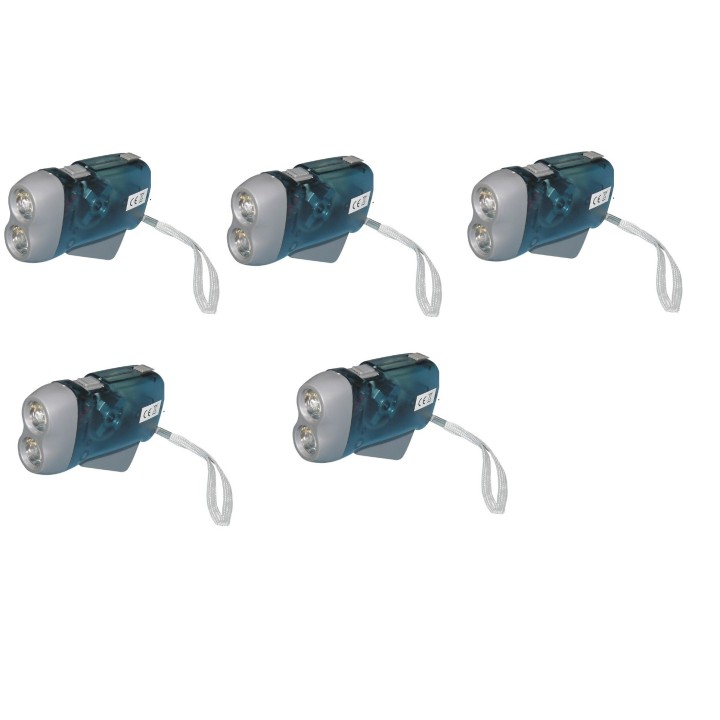 5 X 2 led dynamo taschenlampe ohne batterie aufladen etwas druck innovaley jr international - 1