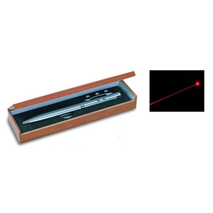 200 Ballpoint pen red laser pointer electronics lazer beam white led lamp (3 in 1) 143.1651 kensington - 1