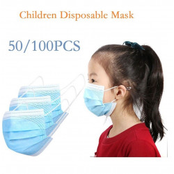 50 máscaras antivirus protectora desechable 3 capas Cubierta a prueba de polvo Maldehído Previene bacterias