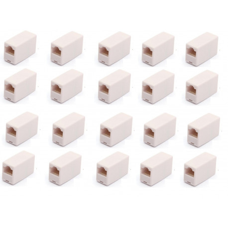 20 Electric extension cable adapter coupler 8p8c female female rj45 join rj45 rj45 electric extension cable electric extension c