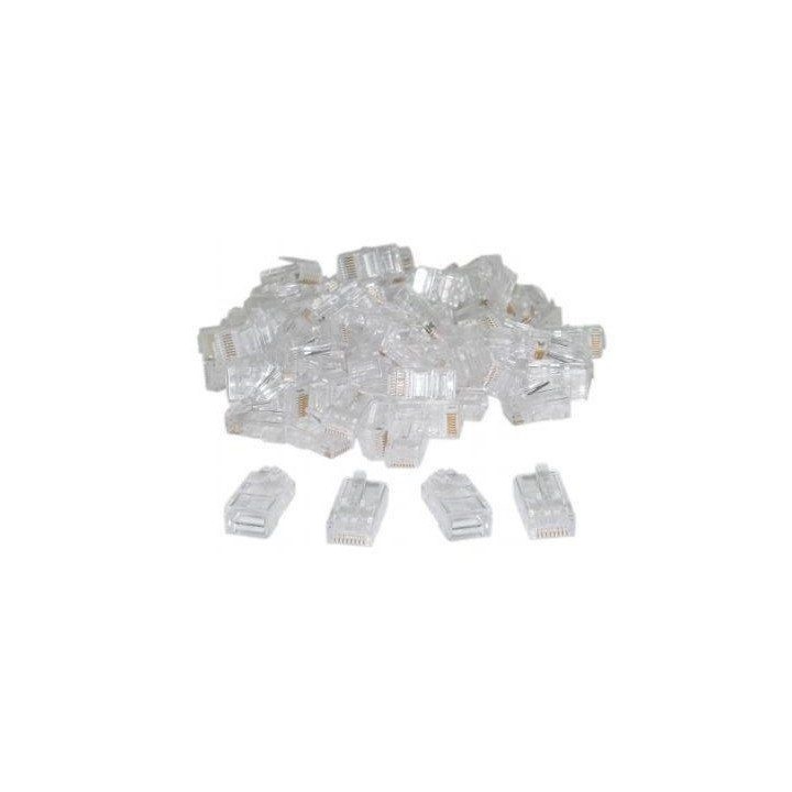 20 Spina rj45 8p 8c per rete spine telefoniche per reti telefoniche jr international - 2