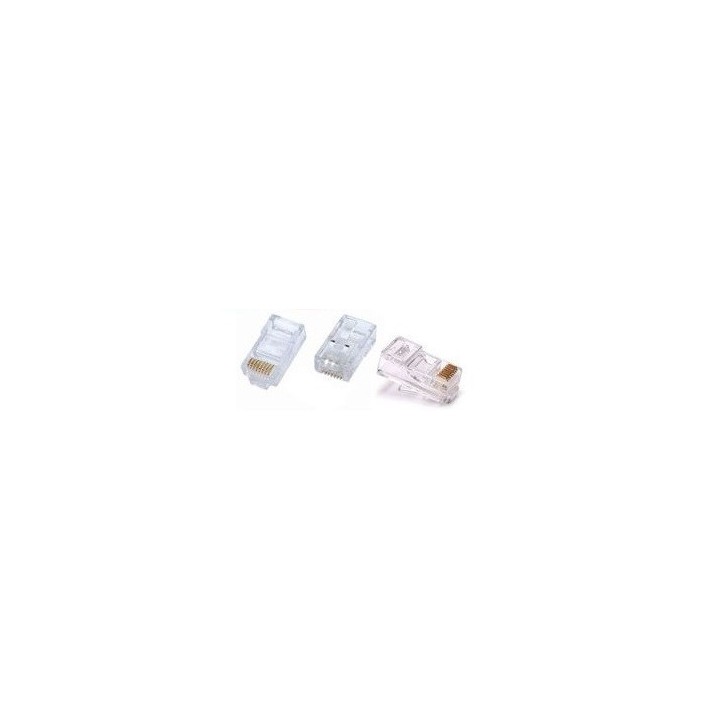 200 Spina rj45 8p 8c per rete spine telefoniche per reti telefoniche jr international - 1
