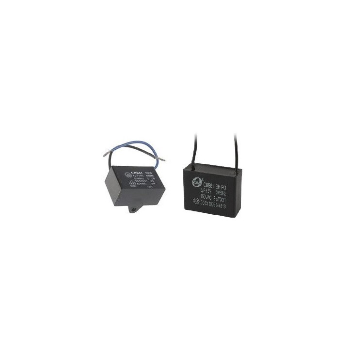 1 Condensatore metallizzato CBB61 4uf per ventilatore da soffitto a motore 500VAC 4uF 4mf + 1 6uf 6mf 6 mf uf 3.6uf+6.2uf delong