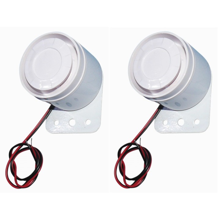 2 Sirena elettronica 12vdc 250ma 5 5v 6v 7v 8v 9v 10v 11v 108db 12v sv/ps6 urlatrici molto potente jr international - 2