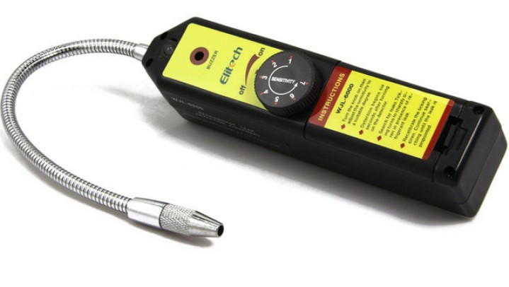 Detector escape de gas halogeno refrigerante freon sf 6 cfc r12 r11 r500 r503 hcfc hfc chloro fluor jr international - 4