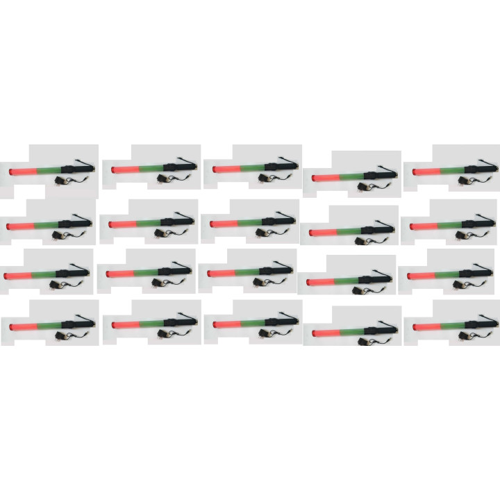 Baton light rechargeable led green red Lighting traffic road airport train signaling