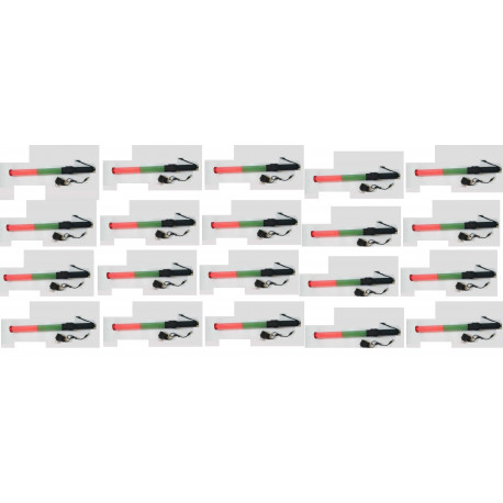 Baton lumineux rechargeable led vert rouge Eclairage circulation route aeroport train signalisation