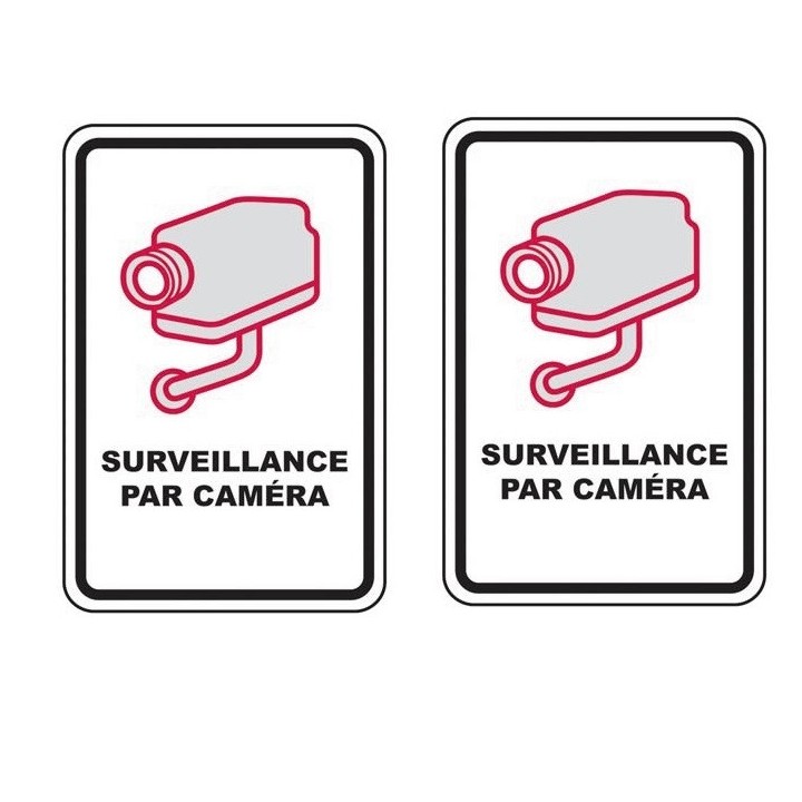 2 Cctv adesivo di avvertenza cctvwarfr monitoraggio fotocamera visualizza velleman - 3