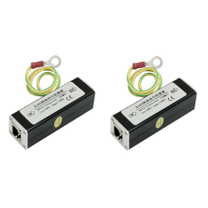 2 Rj45 red ethernet adsl oleada web pc descarga atmosférica tormenta ltdx rj45 jr international - 6