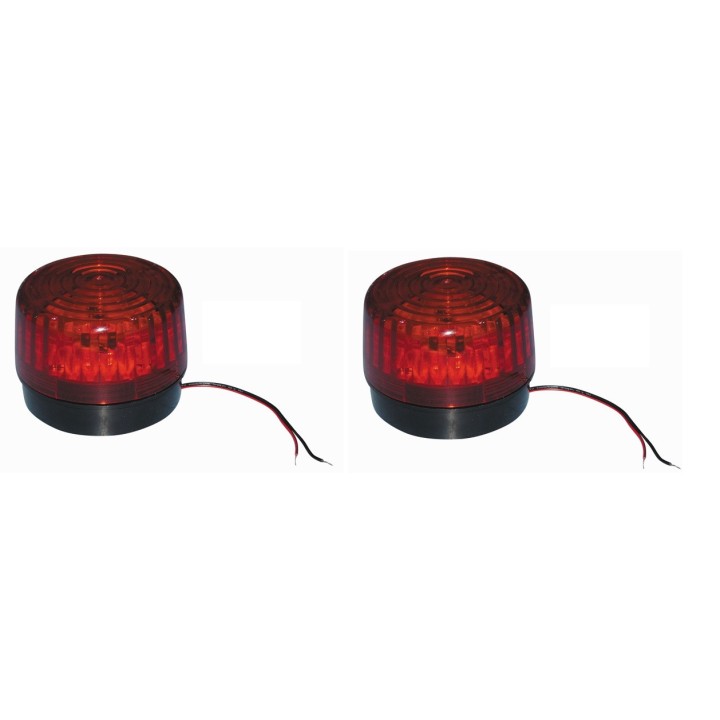 2 Flash 220v red xenon flash, ø99x75mm strobe light strobe warning emergency lights strobe warning light systems for fire police