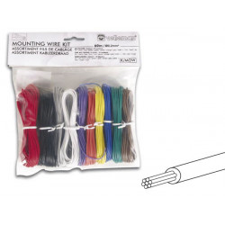 Set mit montagekabeln - 10 farben - 60m - mehradrig velleman - 1