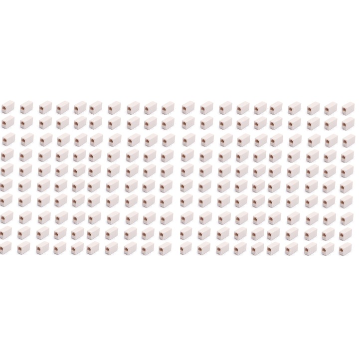 200 Acoplador de cable modular con conexiones rj45. jr international - 2
