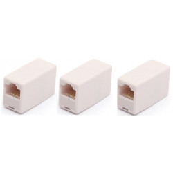 3 Electric extension cable adapter coupler 8p8c female female rj45 join rj45 rj45 electric extension cable electric extension ca