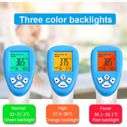 termómetro infrarrojo corporal sin contacto está especialmente diseñado para medir la temperatura corporal