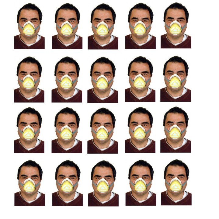 20 Maschera respiratoria di protezione ad altissimo livello di filtrazione np22 jr international - 3