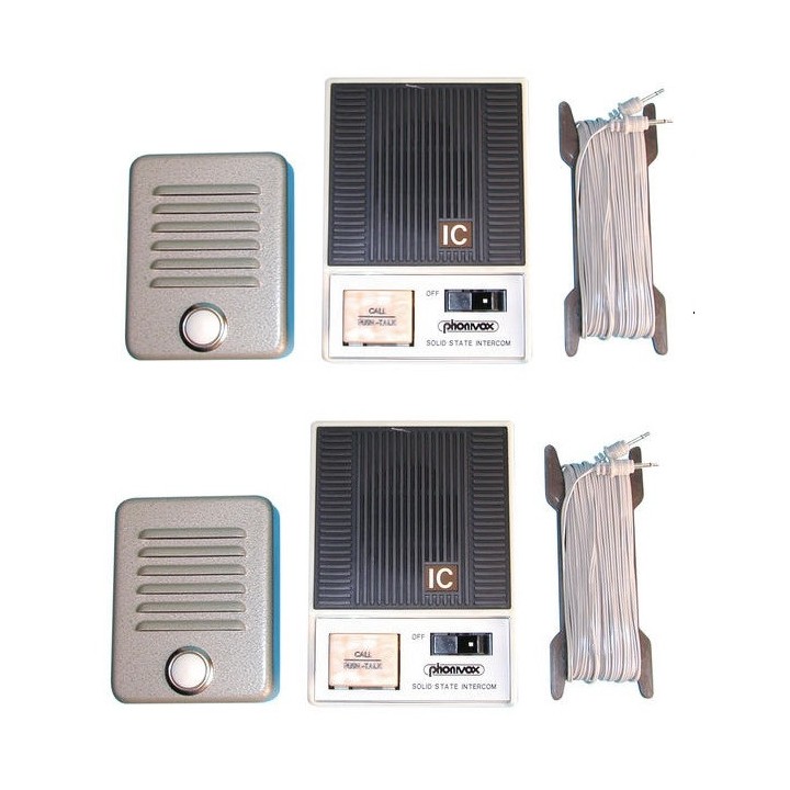 2 Interfono per ufficio 2 fili 220v +15m di cavo ke515 interfono ufficio interfoni professionali jr international - 3