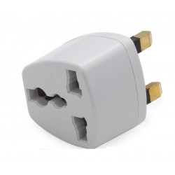 100 X Travel adapter electric adapter gb plug to european , 1a 250vac electric adapters gb plug to european , 1a 250vac electric
