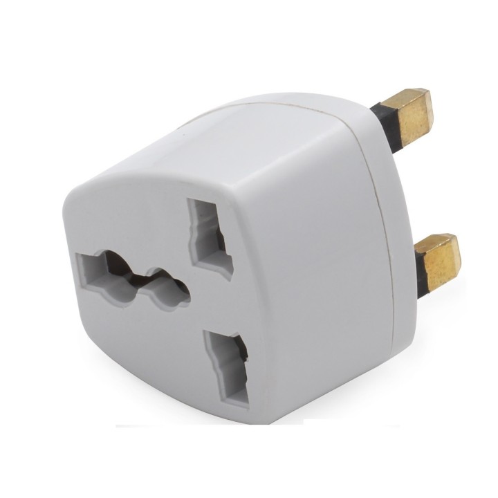 100 X Travel adapter electric adapter gb plug to european , 1a 250vac electric adapters gb plug to european , 1a 250vac electric