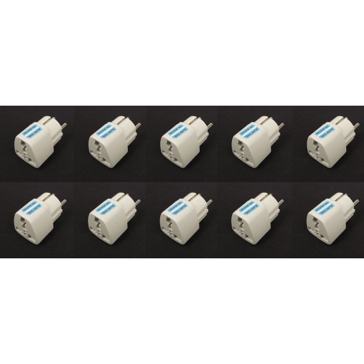 10 Reiseadapter stromversorgungsadapter adapter euro stecker englischer stecker elektrischer adapter 16a 250vac elektrischer ada