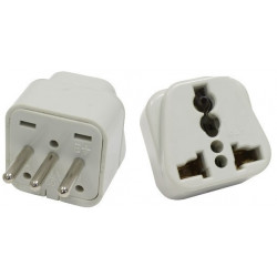 1000 Electric plug adapter italy europe 10a 250v to travel jr international - 3
