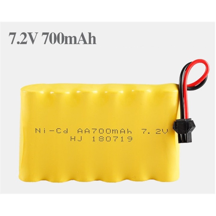 Batterie NiCD rechargeable 7.2v 700mah jouet Radiocommande robot Ni-CD AA 300mah 400mah 500mah