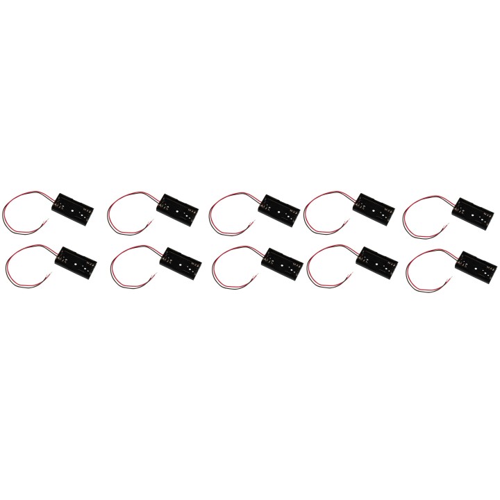 10 X Accoppiatore 2 x r6 ala206 un figlio-f aa am3 lr6 e91 815 4006 mn1500 scatola batteria scatola jr international - 1