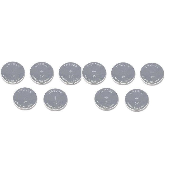 Pack 10 3vdc lithium knopfzelle cr2032 lithiumknopfzelle lithium knopfzelle lithium knopfzellen lithiumknopfzellen jr internatio