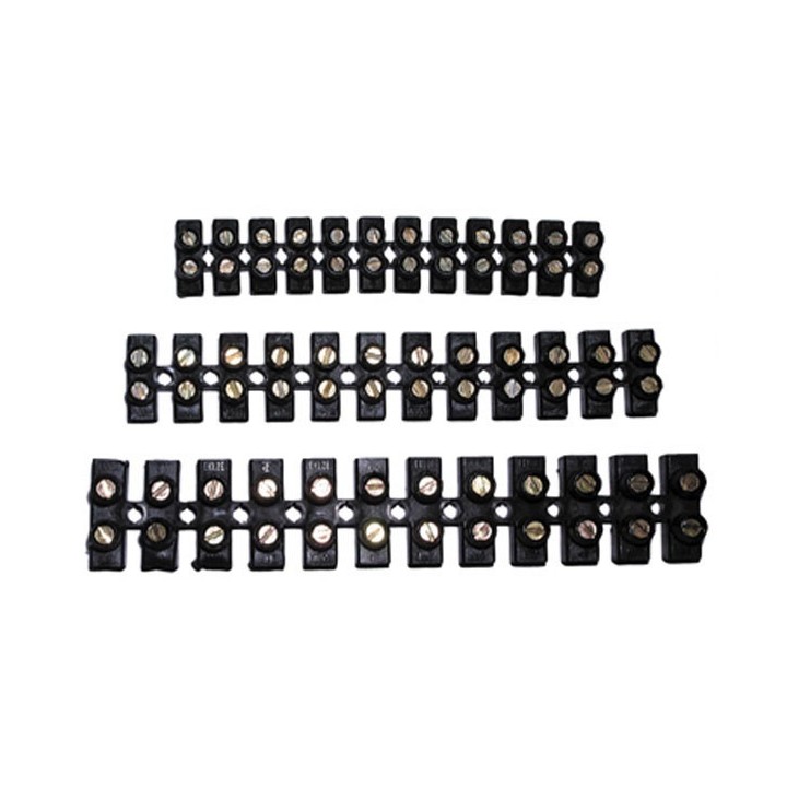 10 x Regleta de bornes 12 transmisores electricos 25a 4 a 6 mm² empalme electrico regleta conneccion confluencia el70020 jr inte
