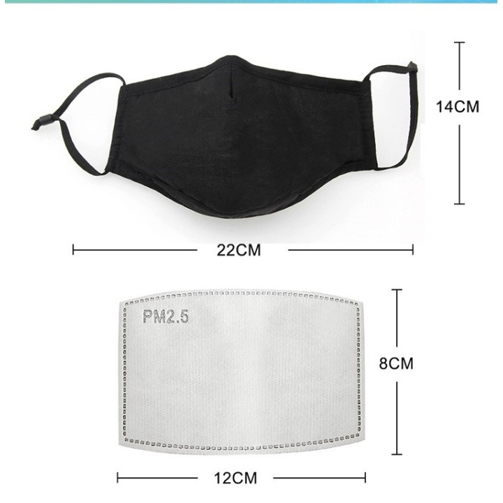 Masque respiratoire coton lavable reutilisable livre sans filtre mrlavf anti poussiere pollution